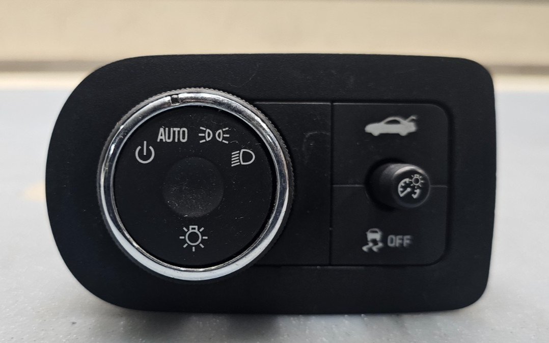🔥06-12 CHEVY IMPALA DASH HEADLIGHT HEADLAMP DIMMER TRUNK CONTROL SWITCH BLACK