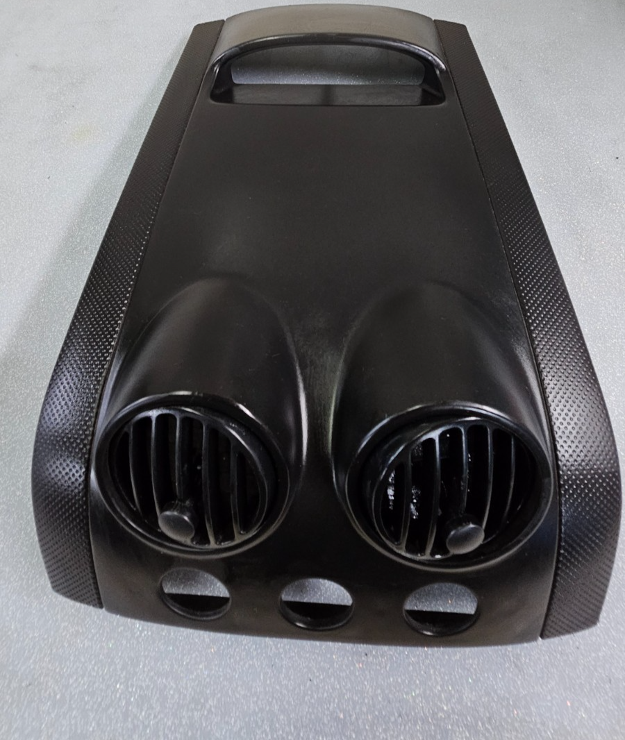 🔥04-08 Aveo Hatchback Dashboard Top Center Air Vents Clock Bezel Black