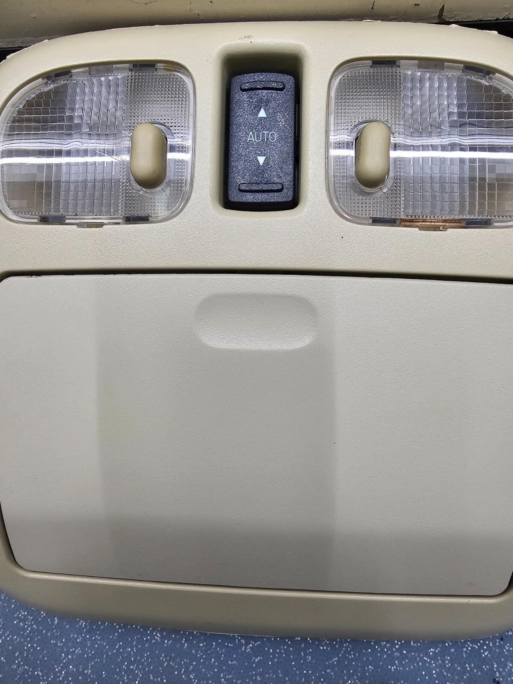 06-09 Milan Fusion Overhead Console Dome Map Light Lamp Unit Storage Light TAN
