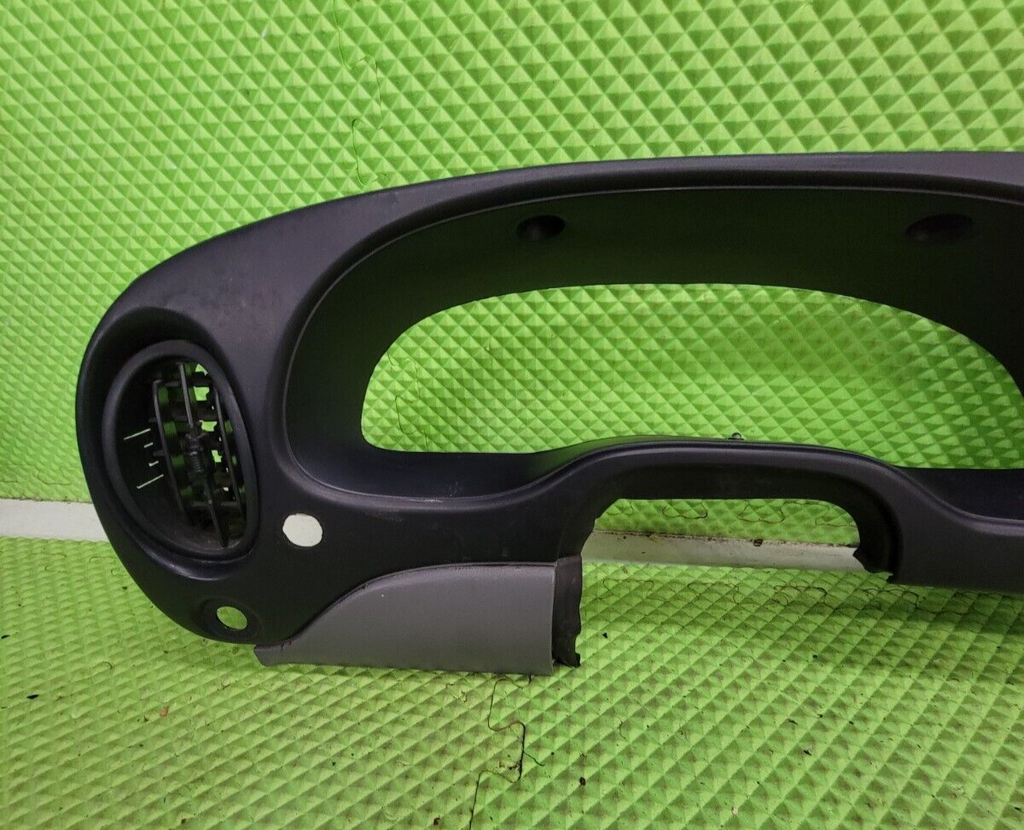 🔥97-03 Ford E-150 Econoline Dash Gauge Cluster Bezel Climate Radio Trim Black