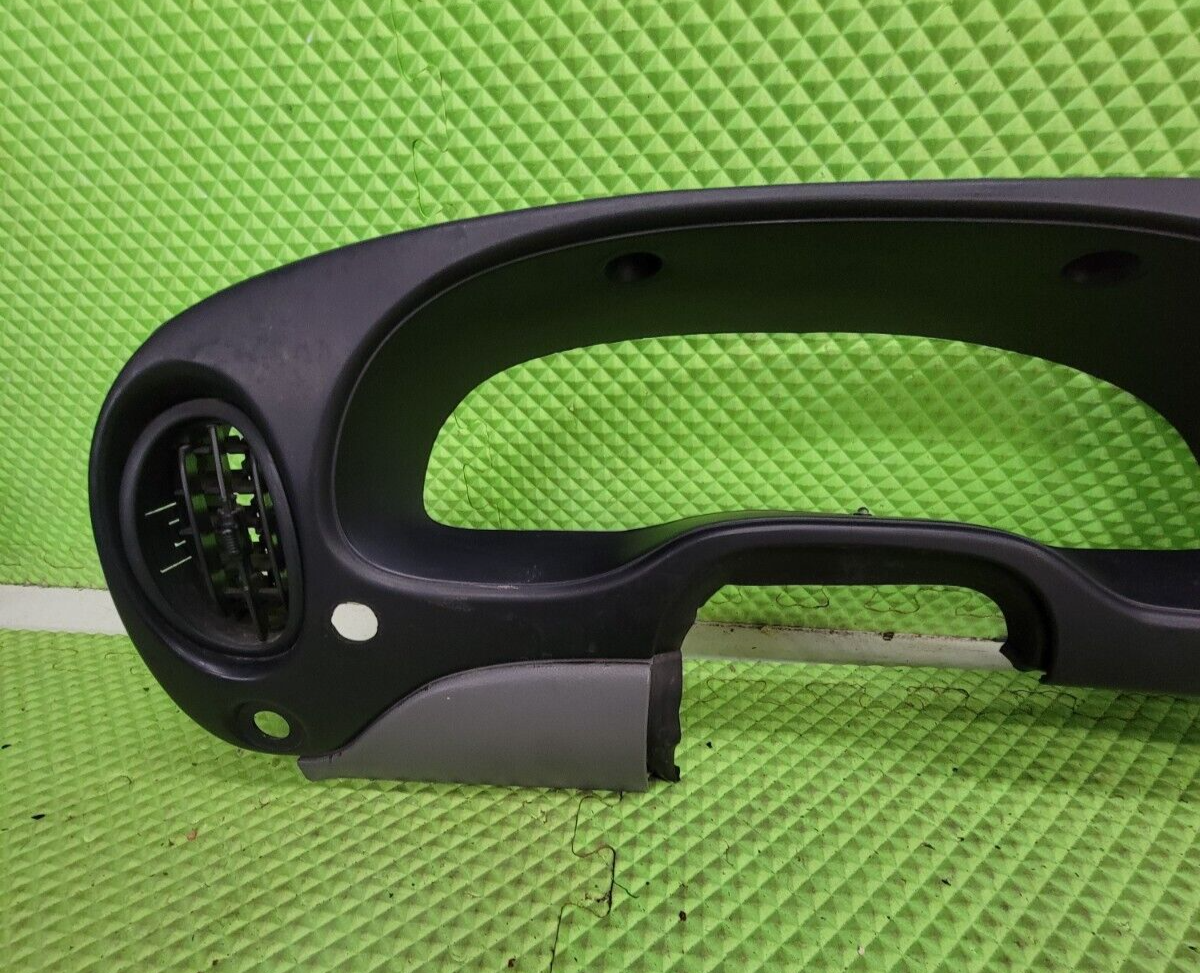 🔥97-03 Ford E-150 Econoline Dash Gauge Cluster Bezel Climate Radio Trim Black