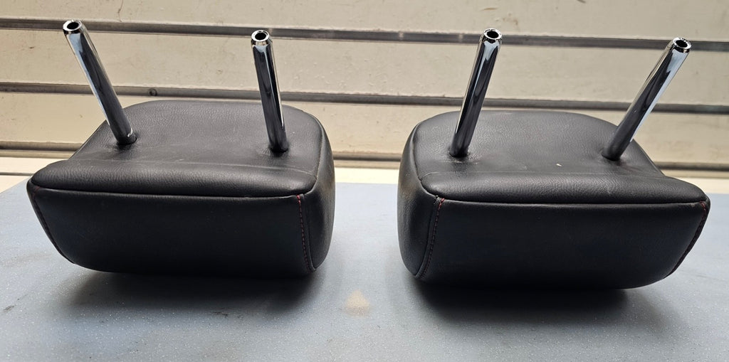 🔥11-14 Nissan Juke SV Headrest Rear Seat Head Rests Set Pair LH RH Cloth Black