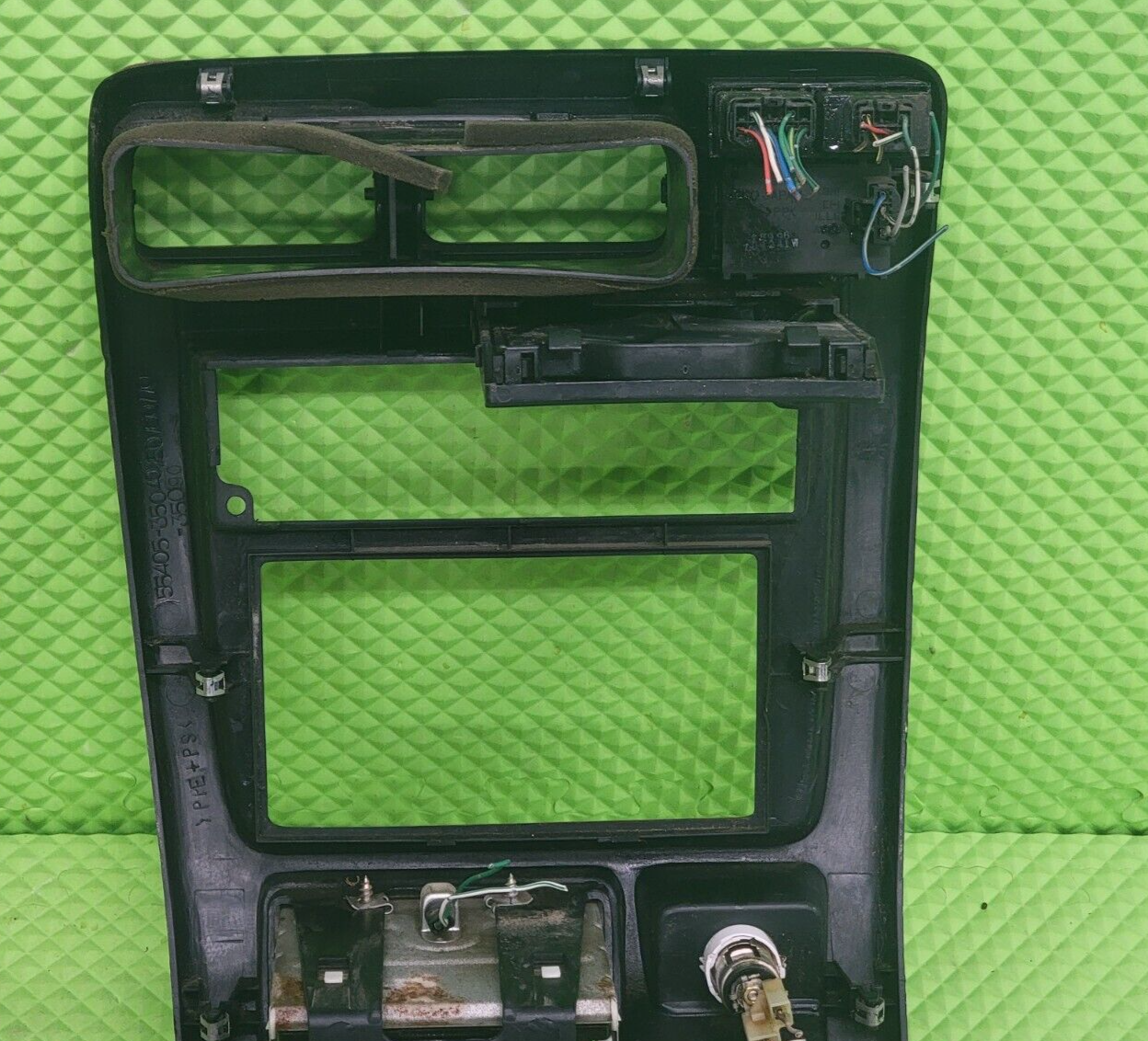 🔥96-99 Toyota 4Runner Center Dash Radio Stereo Display Climate Bezel Wood B56