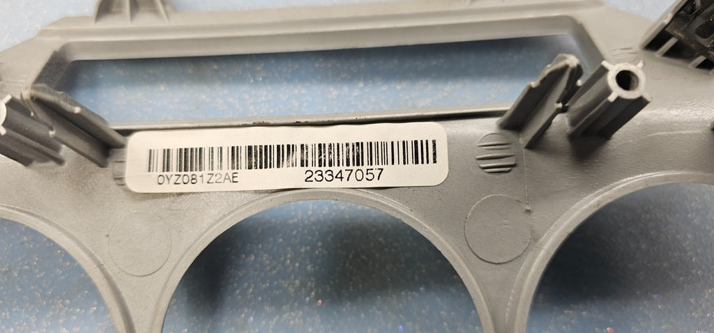 🔥07-10 Dodge CALIBER Dash Radio Center BEZEL Climate Dash Trim Vents Silver