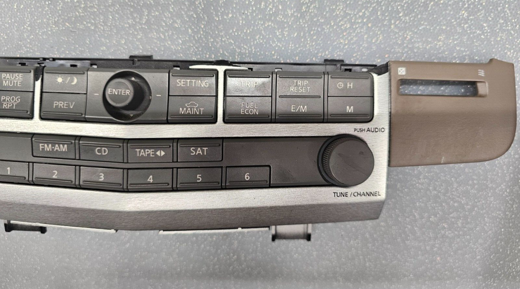 🔥04-05 NISSAN MAXIMA AM FM RADIO STEREO AUDIO SAT CD CONTROL PANEL NAVIGATION