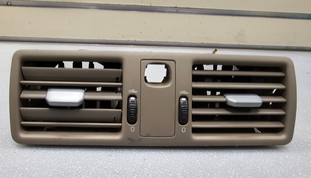 🔥03-14 Volvo XC90 Center Dash AC Heater Air Vents Conditioning Filter Bezel Tan