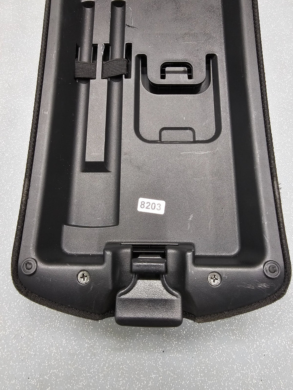 🔥08-13 Nissan Rogue Front Center Console Storage Arm Rest Lid Cover Cloth Black