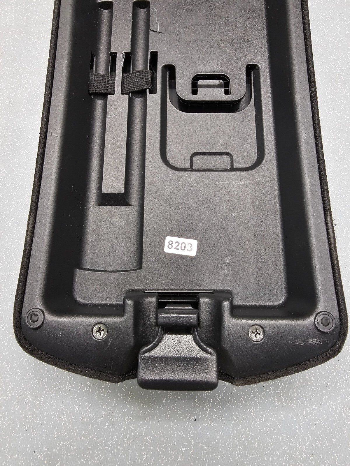 🔥08-13 Nissan Rogue Front Center Console Storage Arm Rest Lid Cover Cloth Black
