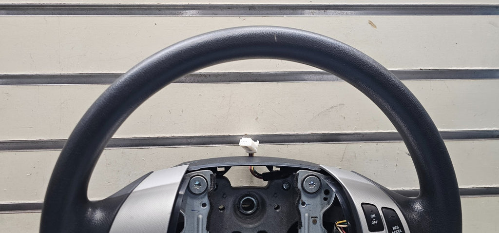 🔥07-09 Elantra Left Driver Steering Column Wheel Cruise Control Leather Black