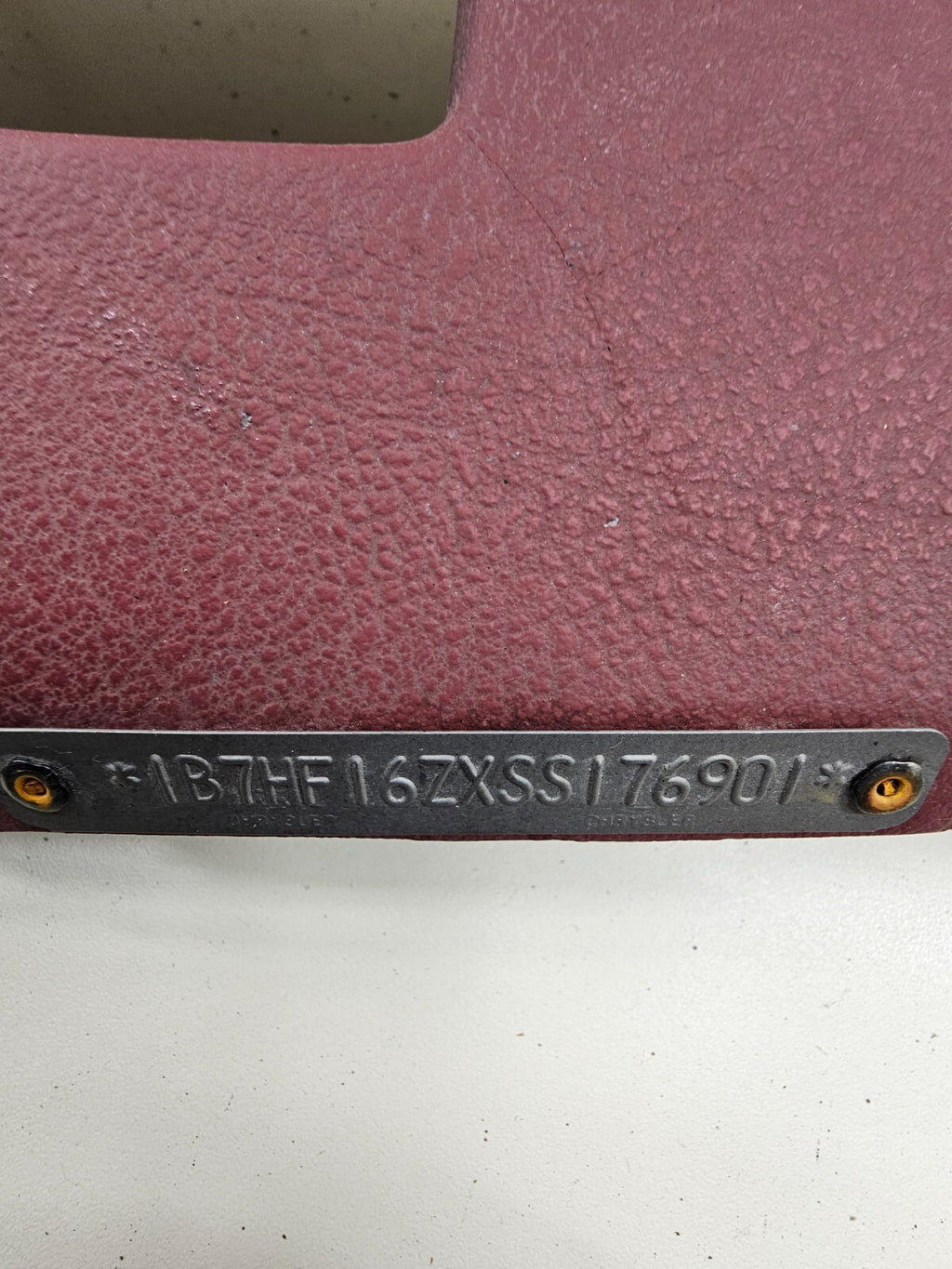 🔥1994 - 1997 Dodge Ram 1500 2500 3500 Dashboard Dash Board Pad Cap Cover RED