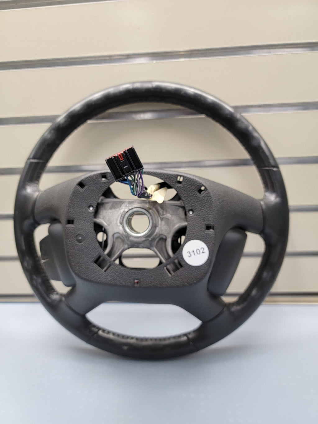 🔥07-17 GMC Acadia 08-17 Buick Enclave Steering Wheel Column Manual Cruise Black
