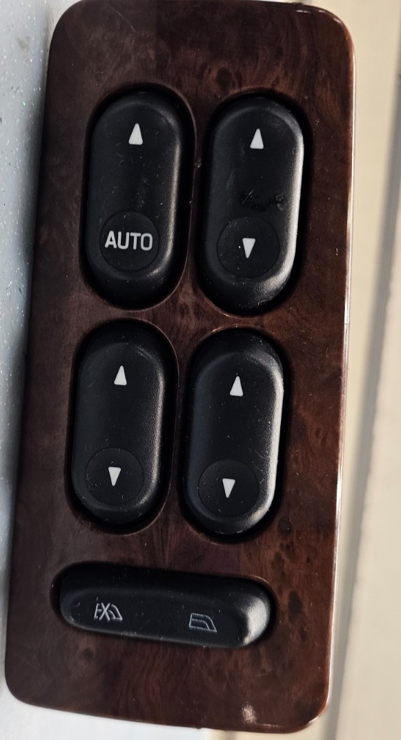 🔥00-07 Ford Taurus Mercury Sable Left Driver Master Power Window Switch Wood