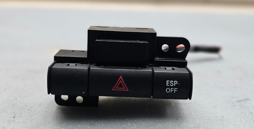 🔥09-10 Chrysler 300 Grand Caravan Hazard Warning Light Control Switch Black OEM