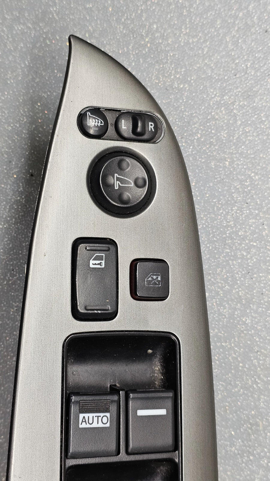 🔥05-10 Odyssey LH Left Driver Master Door Power Window Switch Push Pull Silver