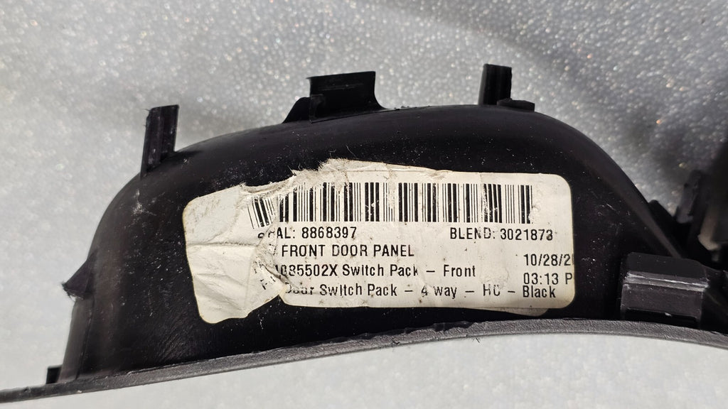 12-18 Focus Escape Front Left Driver Master Power Window Switch Regulator Black