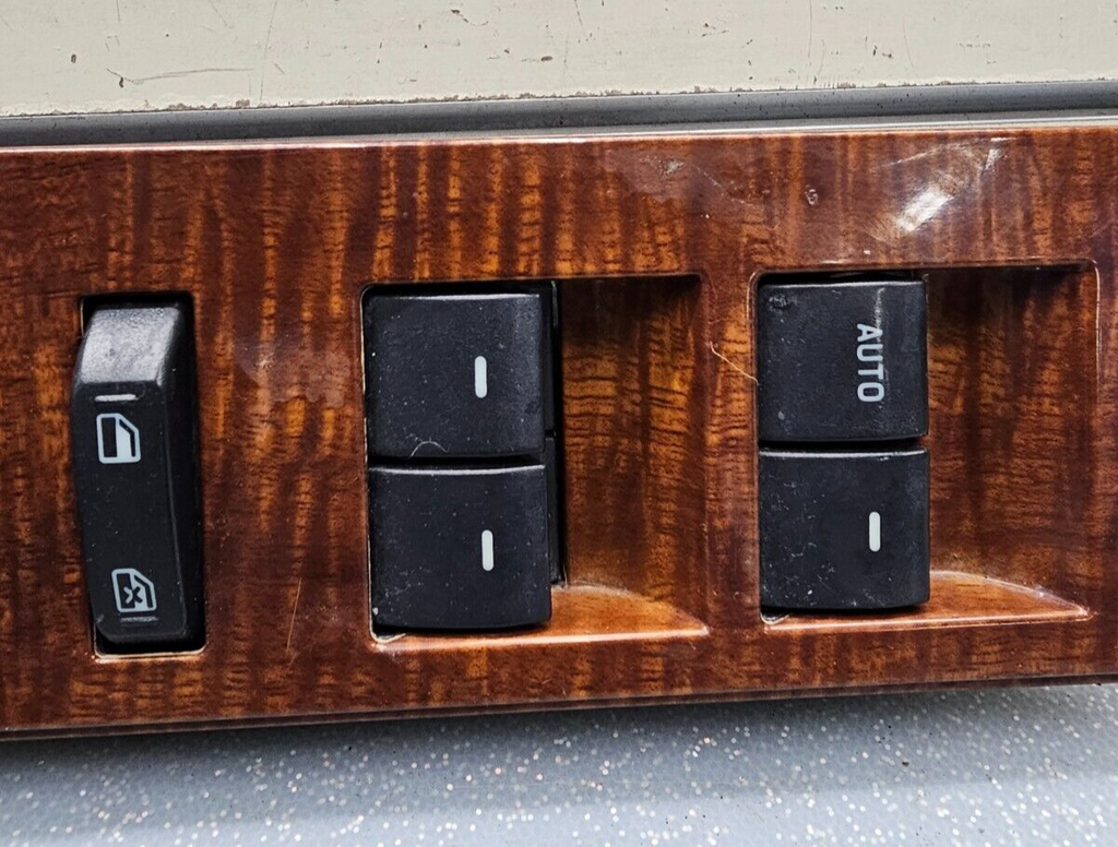 🔥06-10 EXPLORER MOUNTAINEER FRONT LEFT DRIVER MASTER WINDOW LOCK SWITCH WOOD