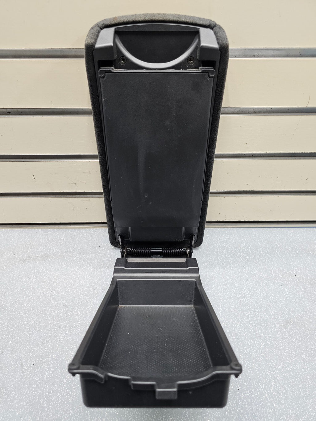 🔥07-12 Nissan Altima Center Console Lid Arm Rest Top Cloth Cover Assembly Black