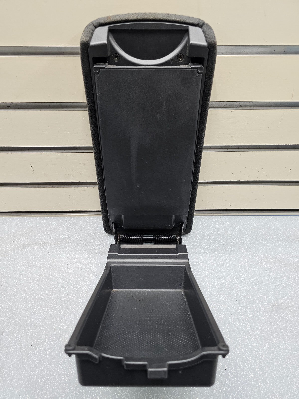 🔥07-12 Nissan Altima Center Console Lid Arm Rest Top Cloth Cover Assembly Black