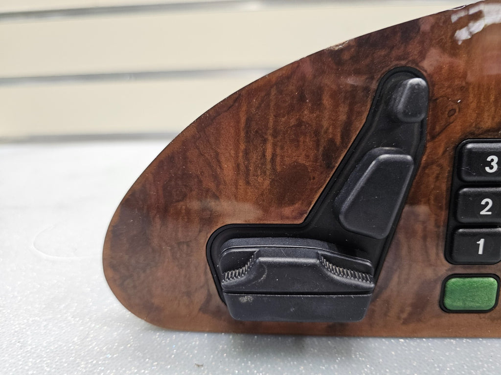 92-99 Mercedes W140 S500 S420 Front Right Passenger Seat Adjustment Switch WOOD
