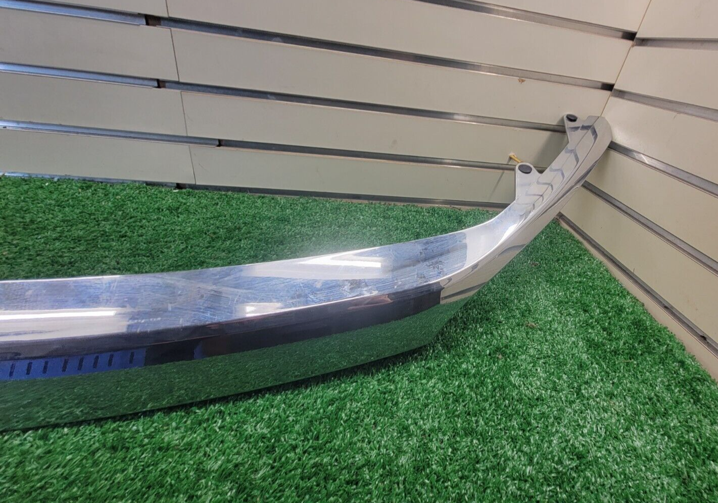 🔥10-12 Ford Fusion Front Top Upper Center Grille Chrome Trim Molding Assembly