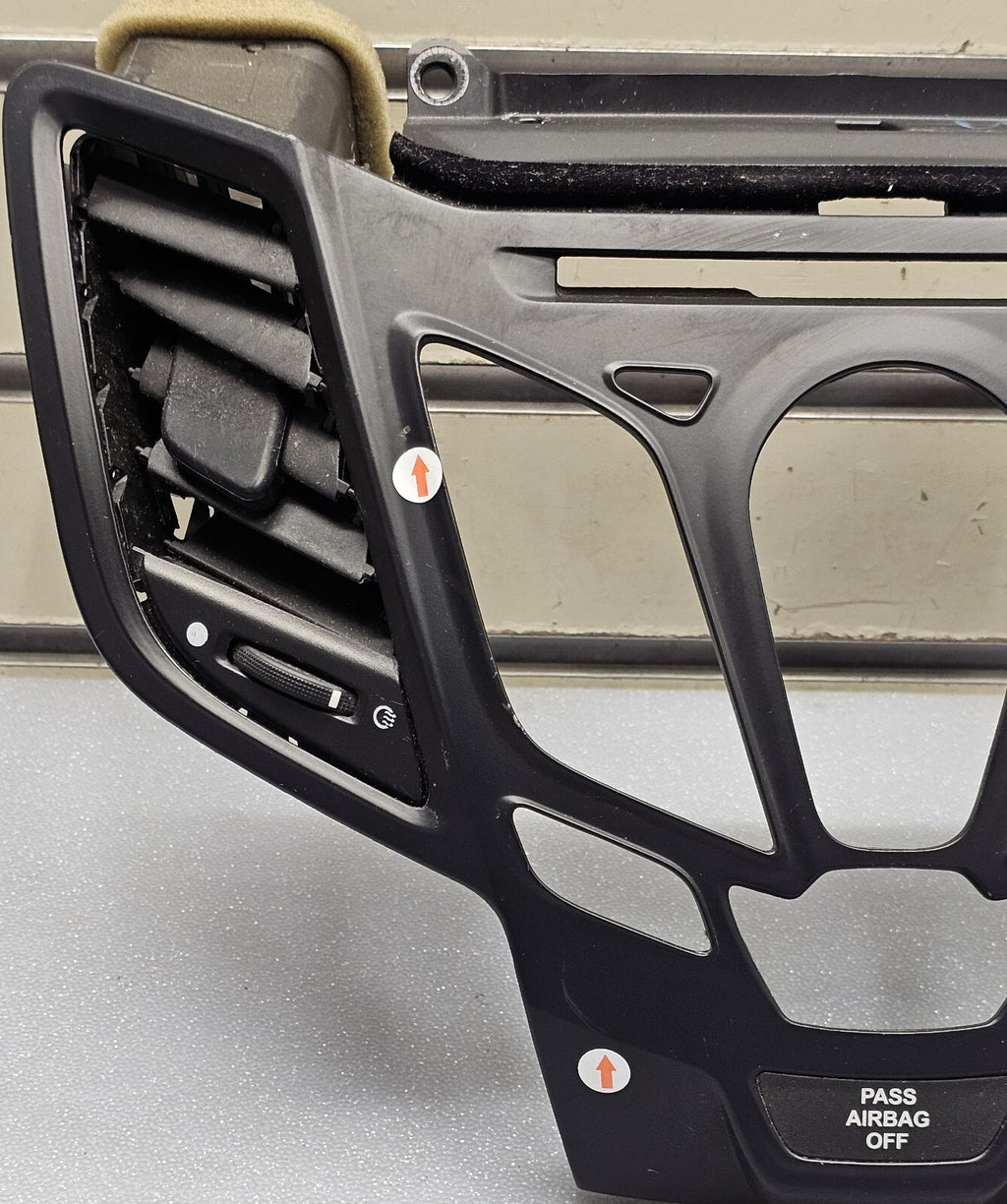 🔥2011-2013 FORD FIESTA MK6 Sport Radio Bezel Dashboard CD Player Panel BLACK