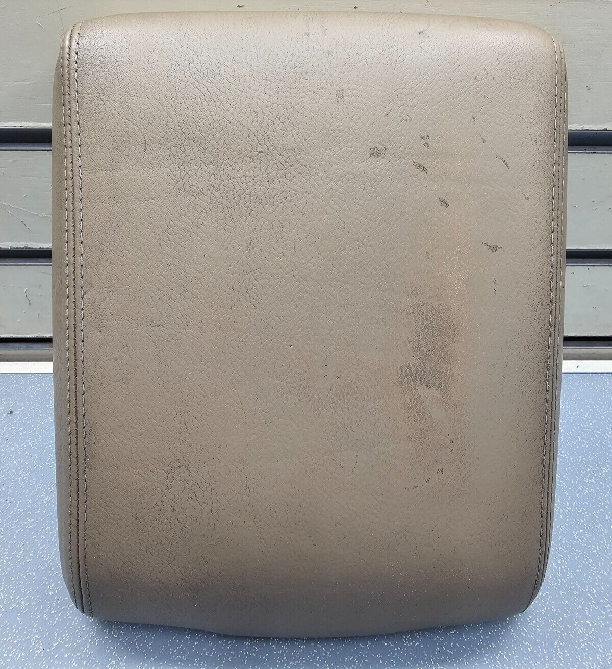 🔥99-04 Land Rover Discovery Center Console Leather Armrest Top Lid Assembly Tan