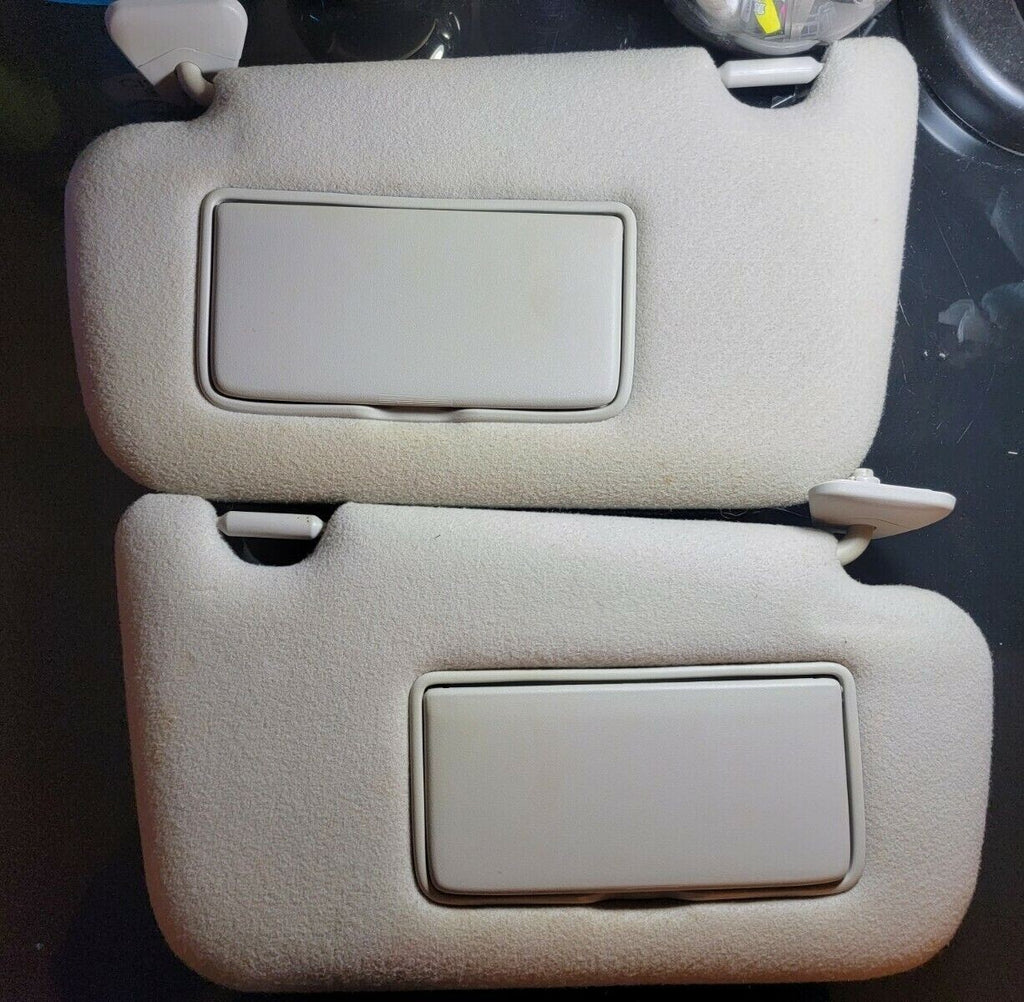🔥13-19 Nissan Sentra Leaf Sun Visor Assembly Driver &Passenger set Shade Mirror