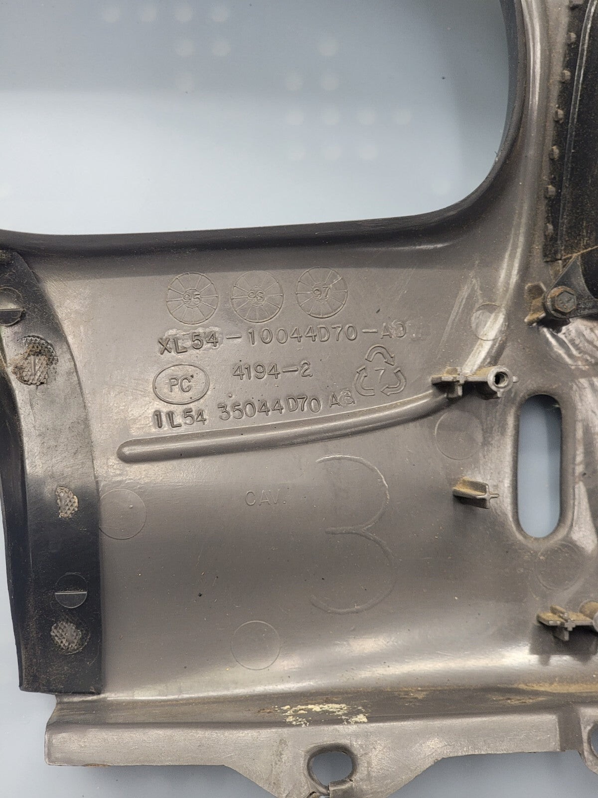 95-06 Ford RANGER EXPLORER Instrument Cluster Dash BEZEL Speedo Trim DK GRAY C15