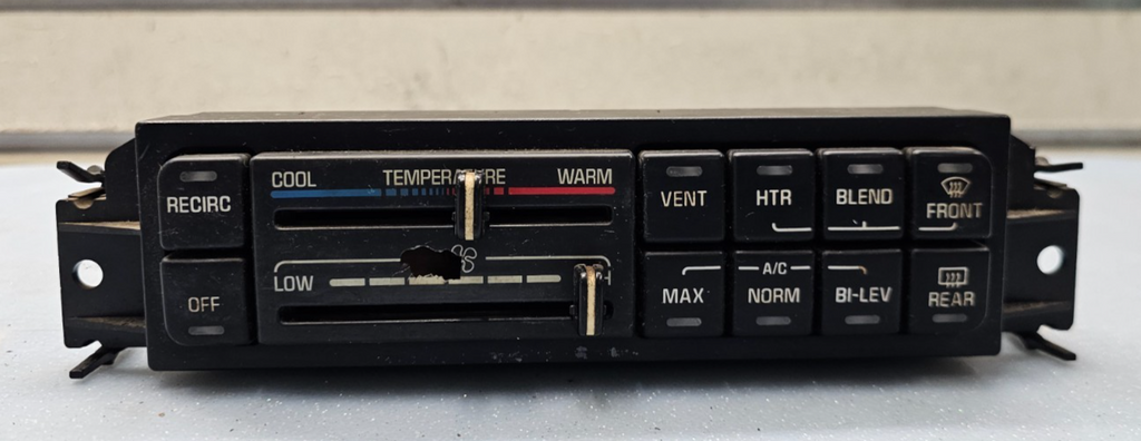🔥00-05 Buick LeSabre Dash AC HVAC AC Climate Control Heater Temperature Black