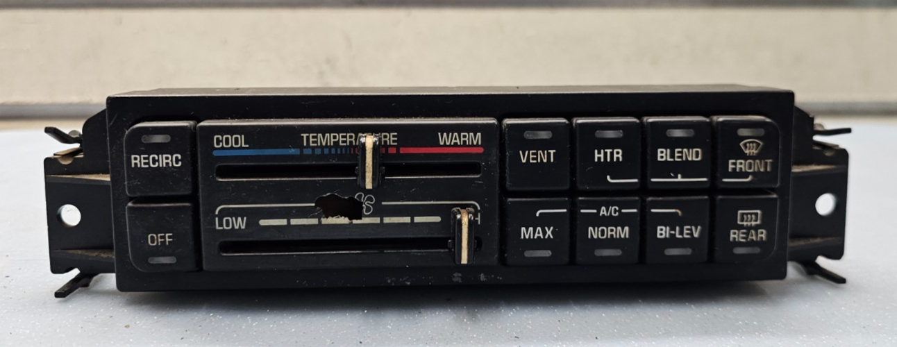 🔥00-05 Buick LeSabre Dash AC HVAC AC Climate Control Heater Temperature Black