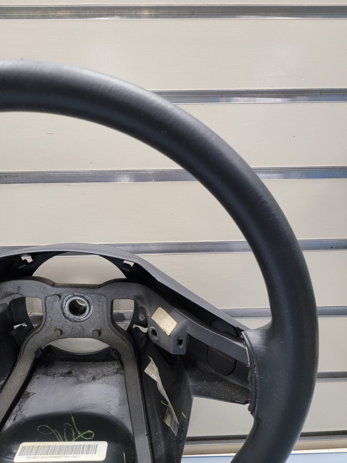 🔥2003-2006 Jeep TJ Wrangler Black LEATHER Steering Wheel Factory Black