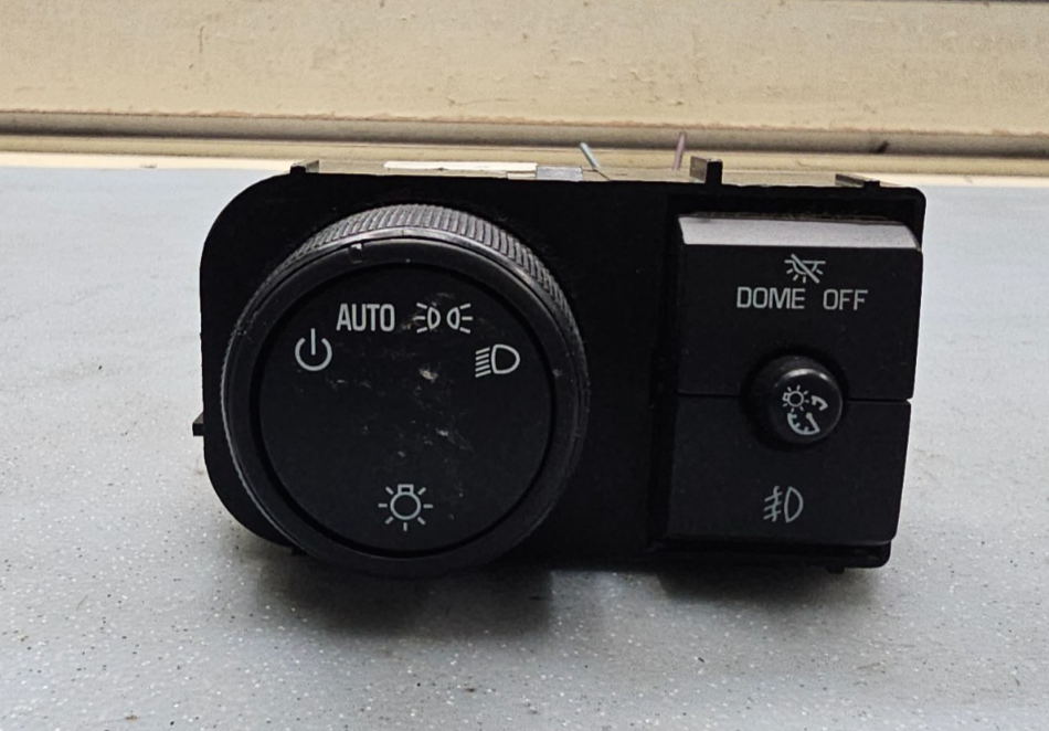 🔥07-14 Silverado Sierra Headlight Head Lamp Transfer Case Control Switch Black