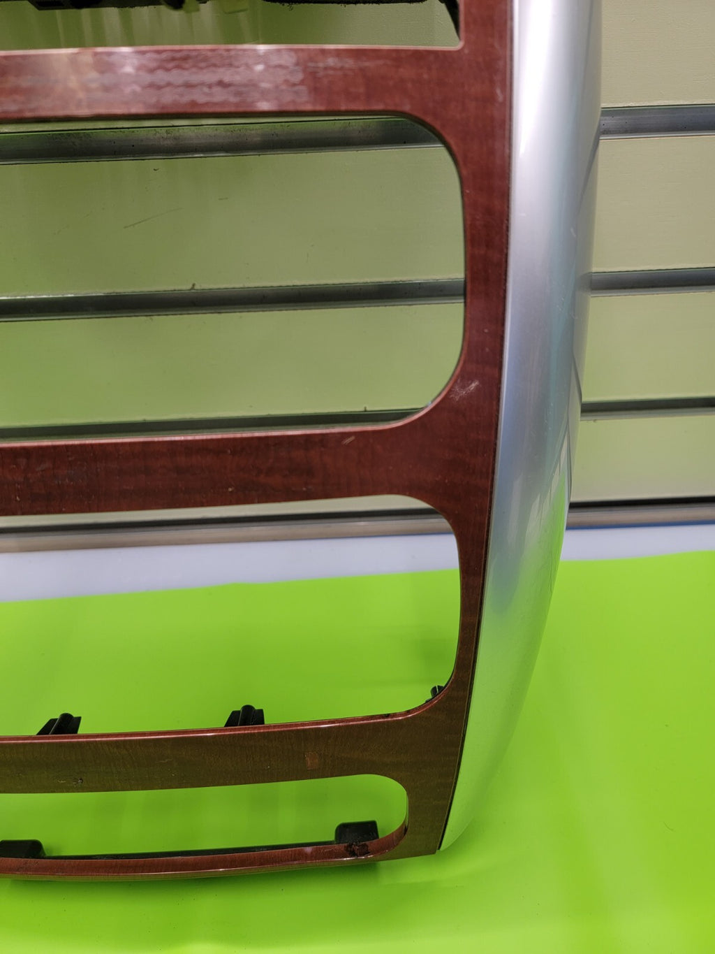 🔥01-07 Dodge Caravan Town & Country dash radio climate TRIM bezel woodgrain