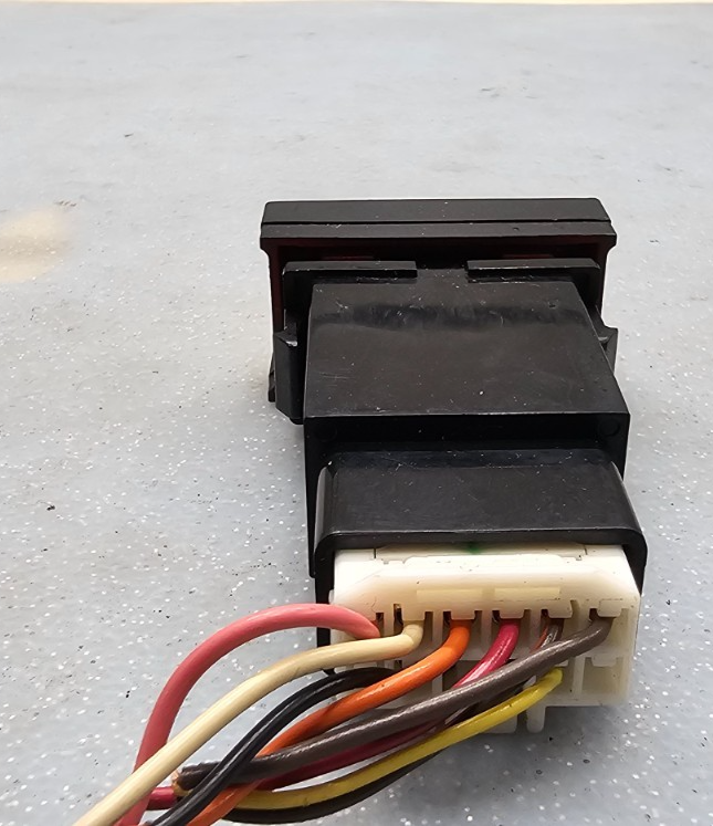 🔥07-09 SANTA FE HAZARD FLASHER EMERGENCY WARNING SWITCH OEM black