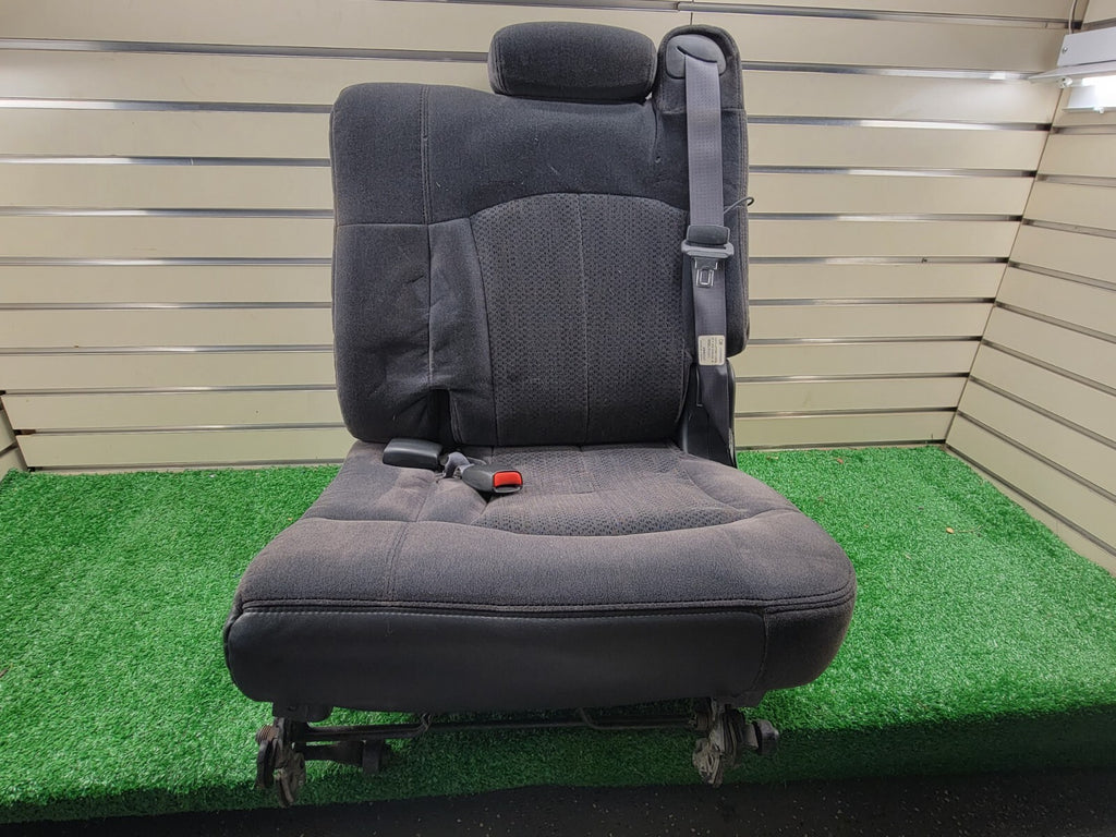 🔥2007-2014 Escalade Suburban Tahoe Yukon Third 3rd Row Seat GRAY CLOTH LEFT