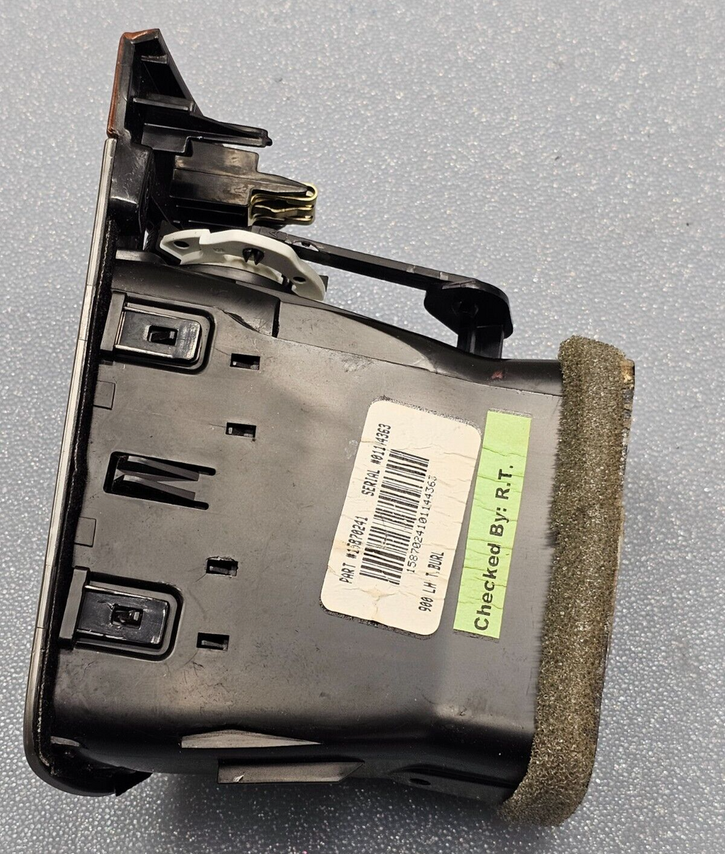 🔥07-13 ESCALADE DASH LEFT DRIVER AC AIR VENT HEATER CONDITIONING SILVER OEM