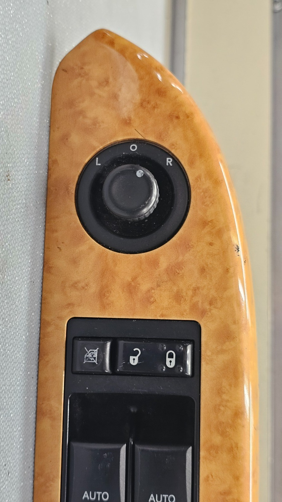🔥07-14 Charger Dakota Chrysler 200 Left Driver Master Window Switch Lock Wood