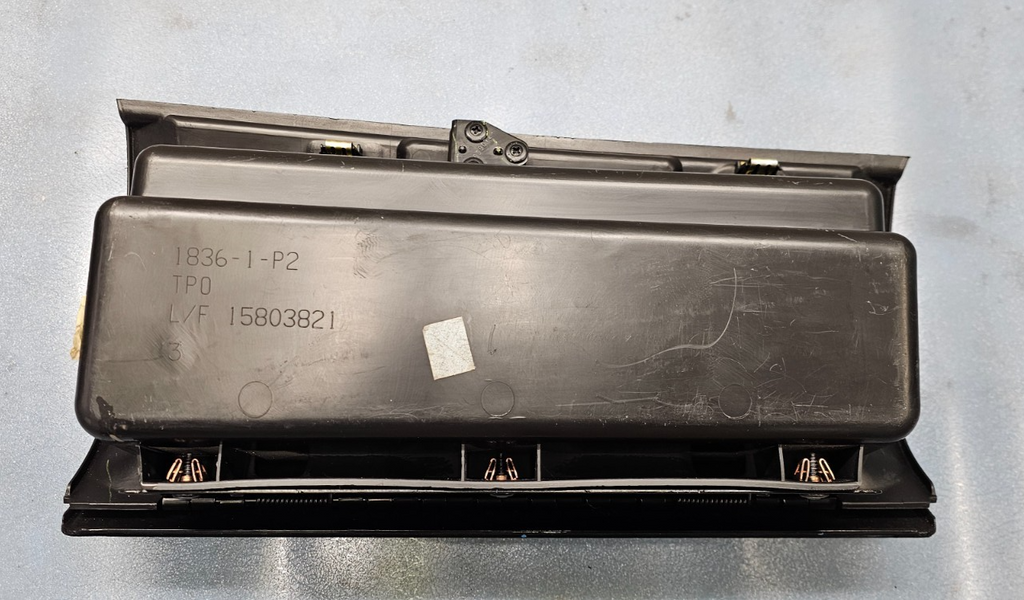 🔥07-13 Silverado SIERRA Dash UPPER GLOVE BOX Storage Compartment Door BLACK G4