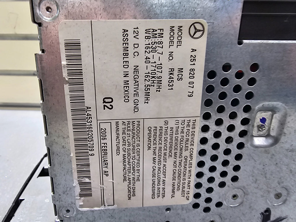 🔥04-06 Mercedes W211 W219 R350 Head Unit Navigation Radio OEM