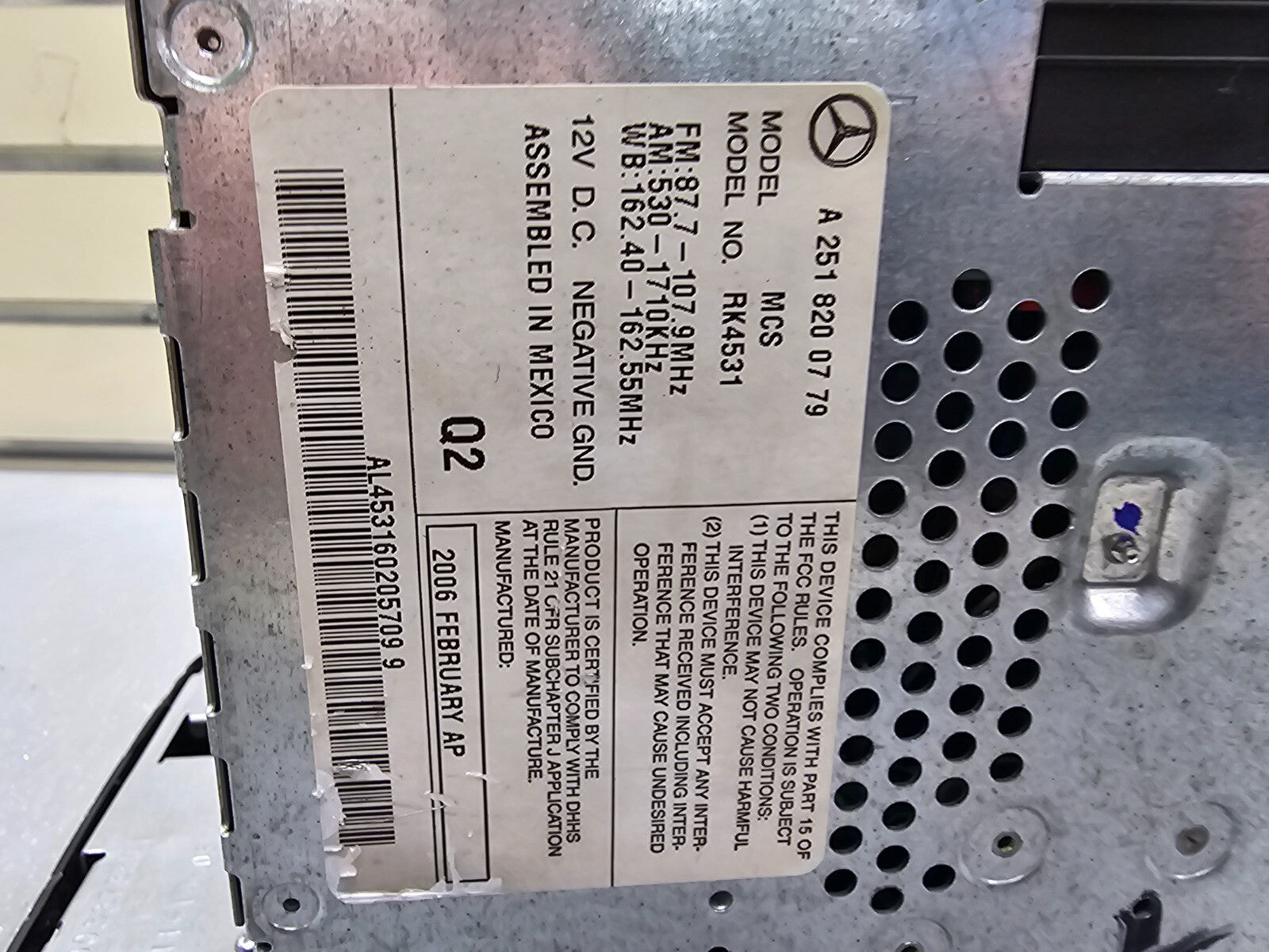 🔥04-06 Mercedes W211 W219 R350 Head Unit Navigation Radio OEM