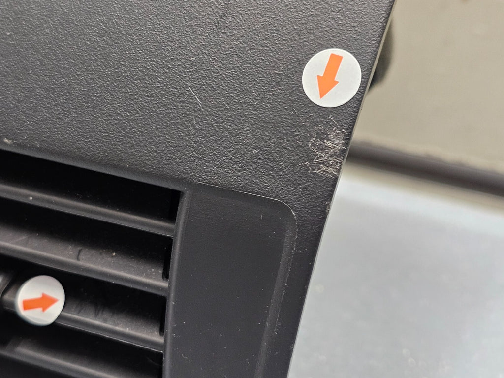 🔥04-08 MAZDA 3 CENTER DASH AIR VENT HEATER CONDITIONING BEZEL TRIM PANEL BLACK