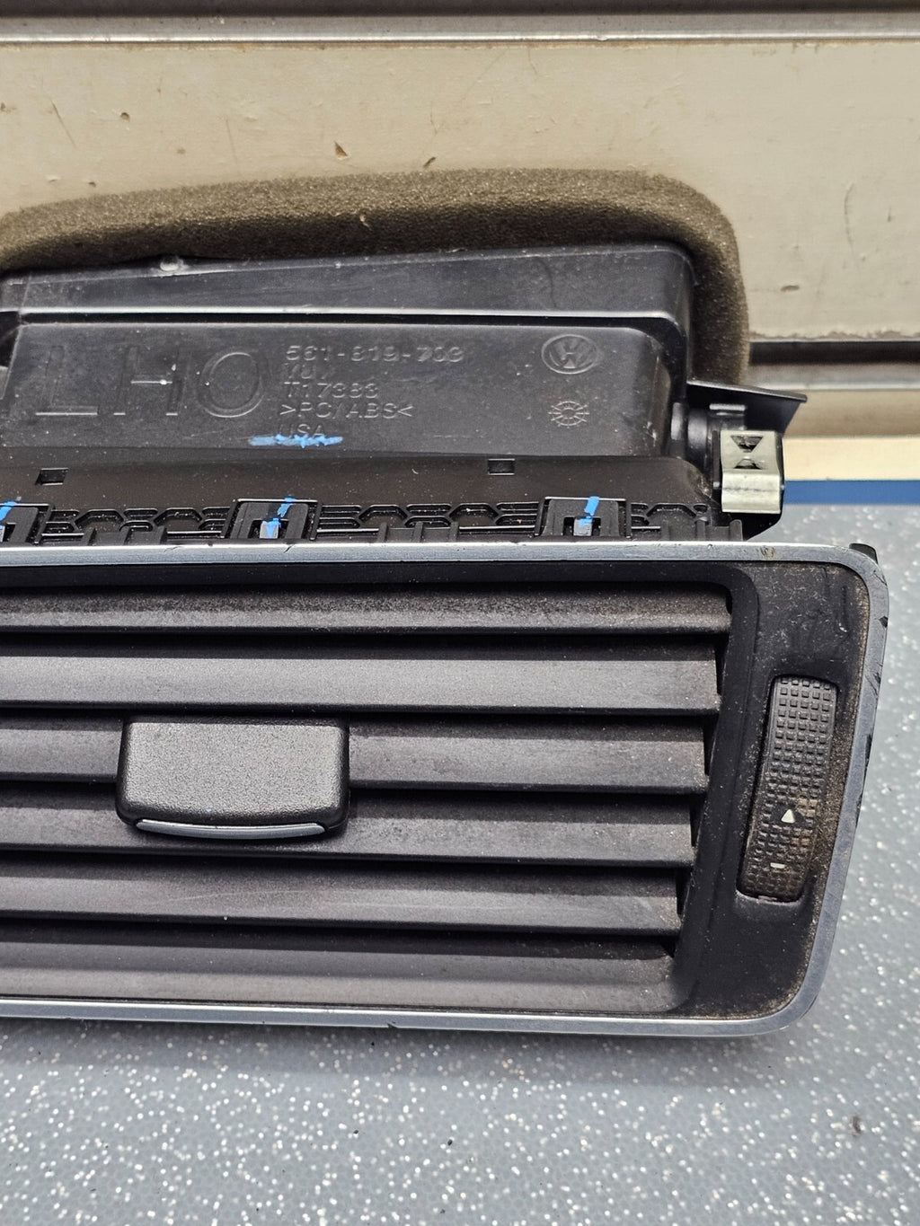 12-15 Passat Dash Left Driver Air Vent Heater Filter Climate Temperature Black