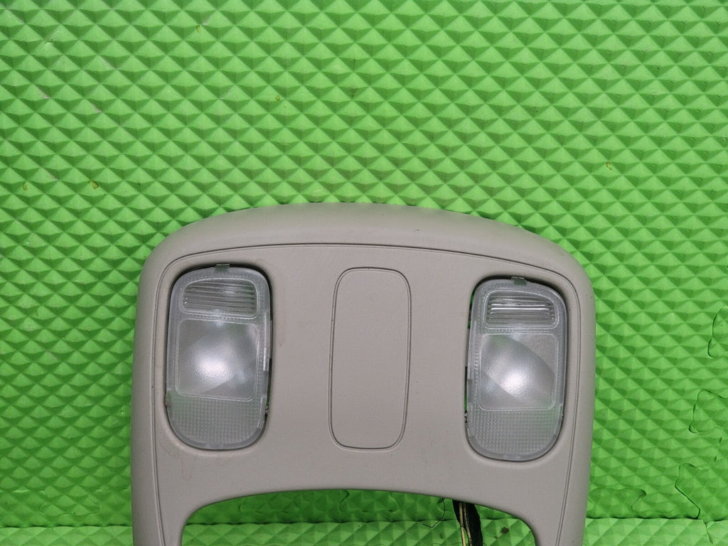 🔥02-05 Dodge Ram Overhead Console Map Dome Light Lamp Storage Assembly Gray