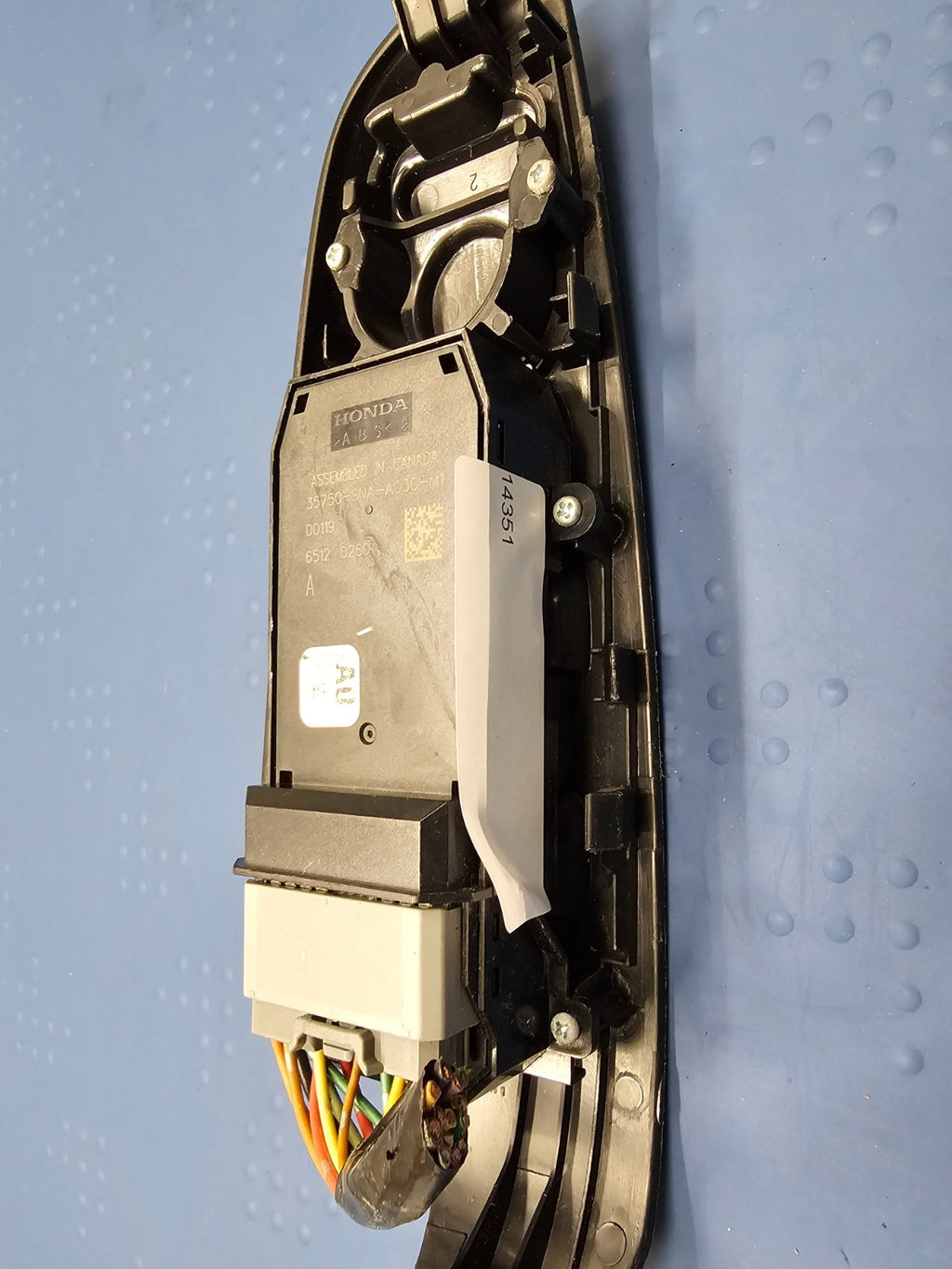 06-11 Honda Civic Left Driver Master Power Window Control Switch Assembly Black