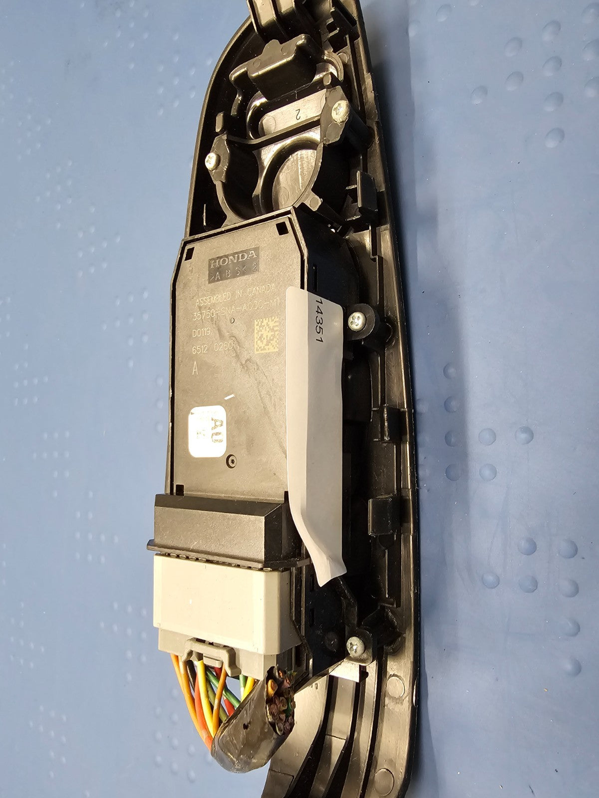 06-11 Honda Civic Left Driver Master Power Window Control Switch Assembly Black