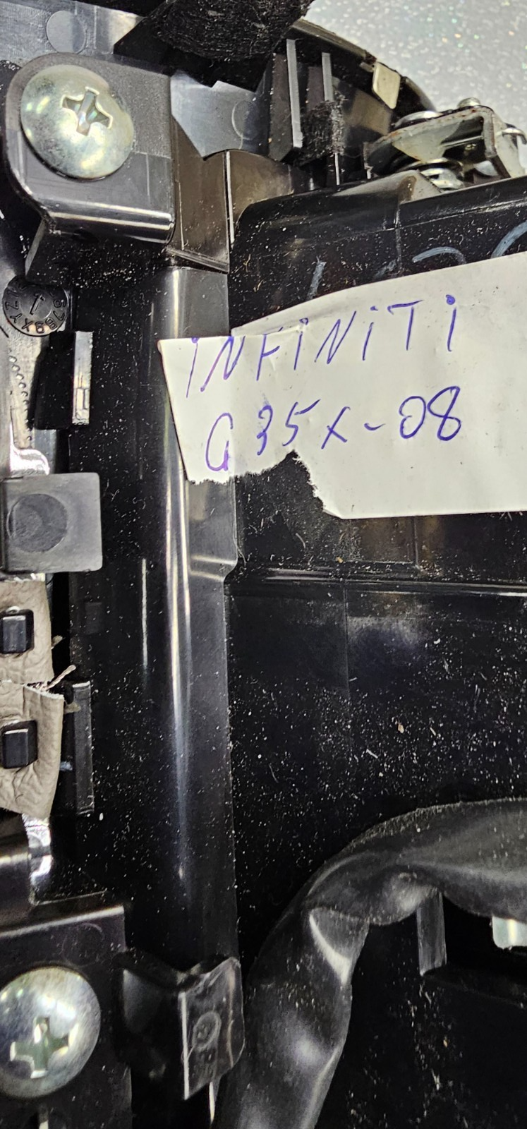 🔥07-09 INFINITI G35 G37 CPE SDN CENTER CONSOLE GEAR SHIFT SHIFTER TRIM BEZEL