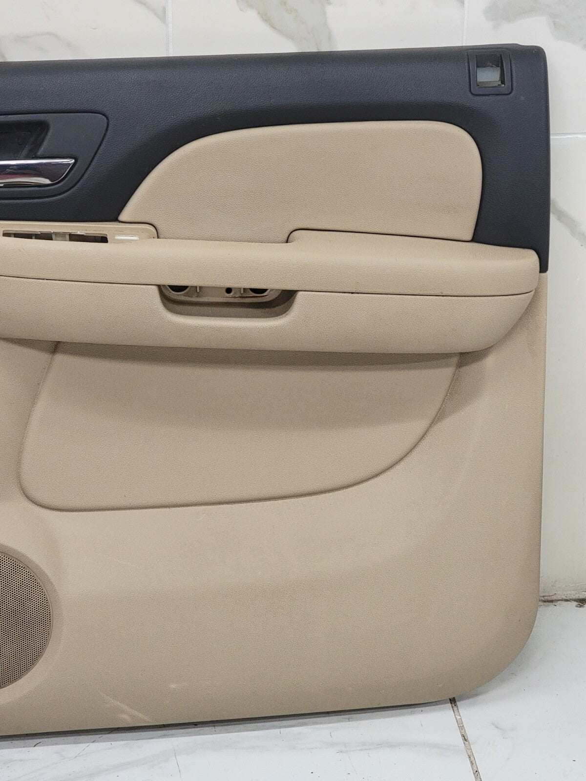 🔥07-13 CHEVY SILVERADO 1500 REAR PASSENGER INTERIOR DOOR TRIM PANEL Tan brown