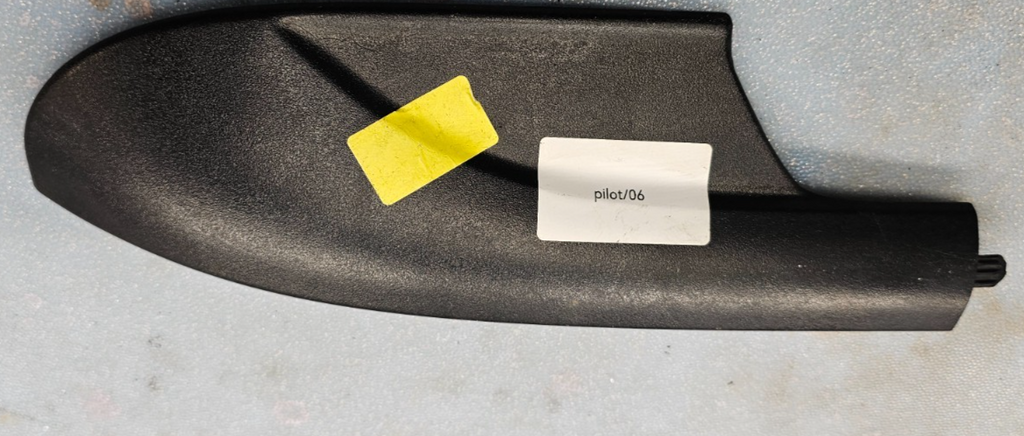 🔥03-08 Honda Pilot Passenger Side Front Roof Rail End Cap Rack Genuine Black
