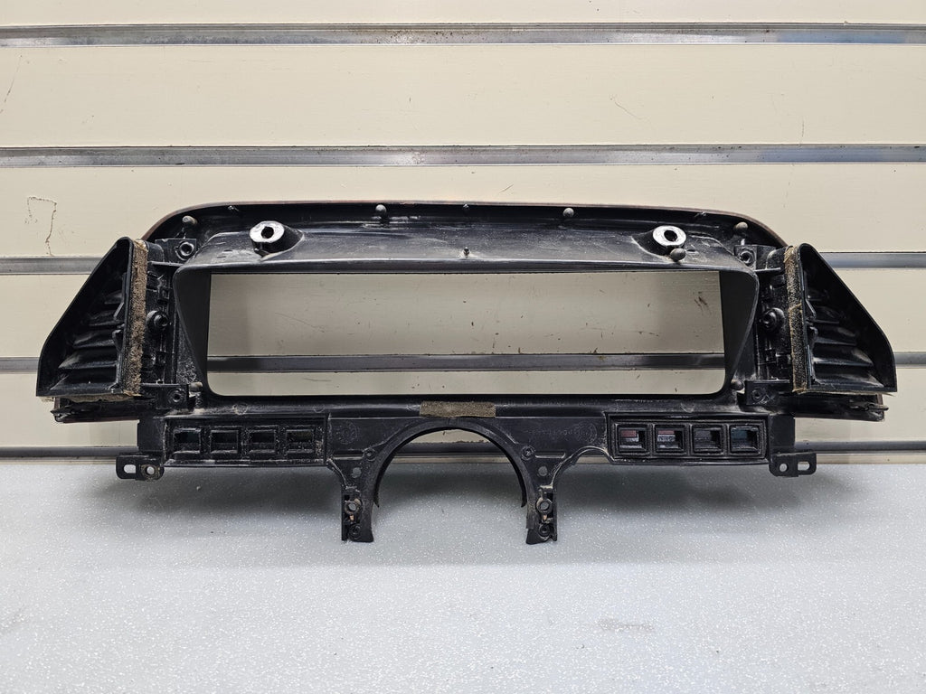 87-91 Ford F150 BRONCO Dash Instrument Cluster Bezel Speedo Gauge Trim Wood C11