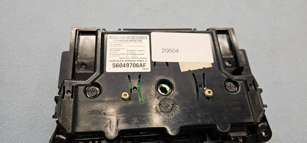 🔥03-10 DODGE RAM MOPAR OVERHEAD CONSOLE DOME MAP COMPASS MODULE ASSEMBLY BLACK